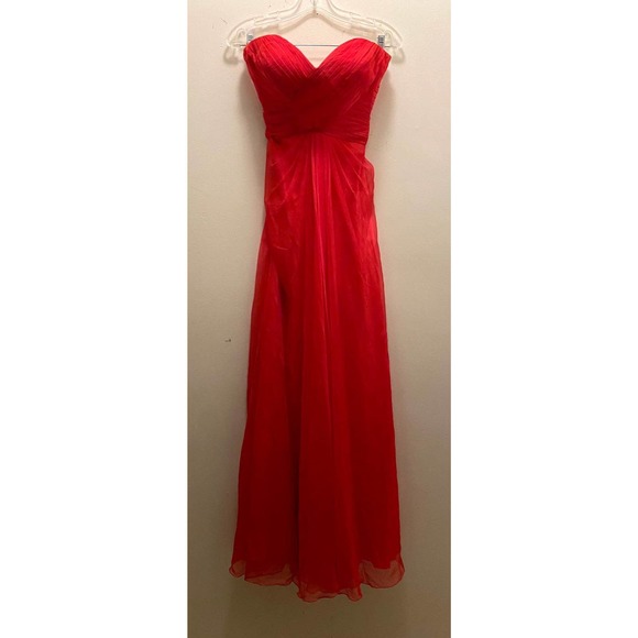 La Femme Dresses & Skirts - La Femme red strapless gown 6